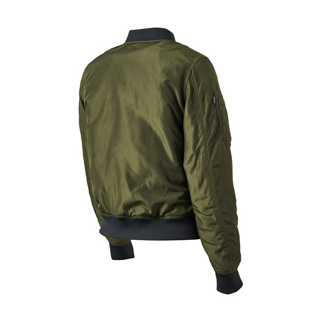 Chaqueta Bomber Moto Mujer Cambria Verde - URA Moto