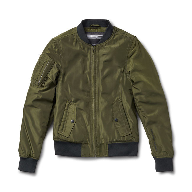 Chaqueta Bomber Moto Mujer Cambria Verde - URA Moto