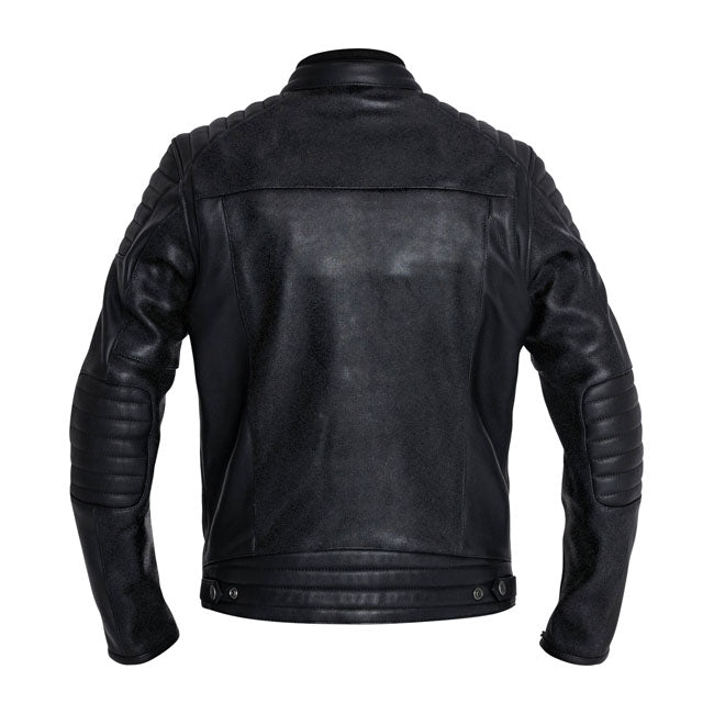 Chaqueta Piel John Doe Dexter Negra - URA Moto