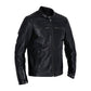 Chaqueta Piel John Doe Dexter Negra - URA Moto