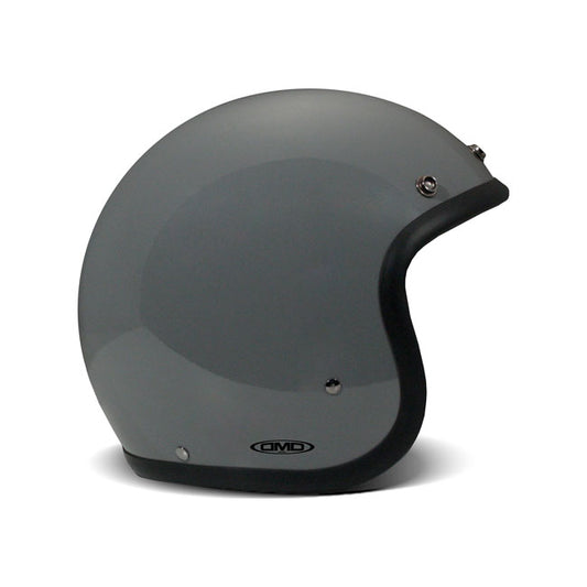 Casco Moto Jet DMD Vintage Gris Crayon - URA Moto
