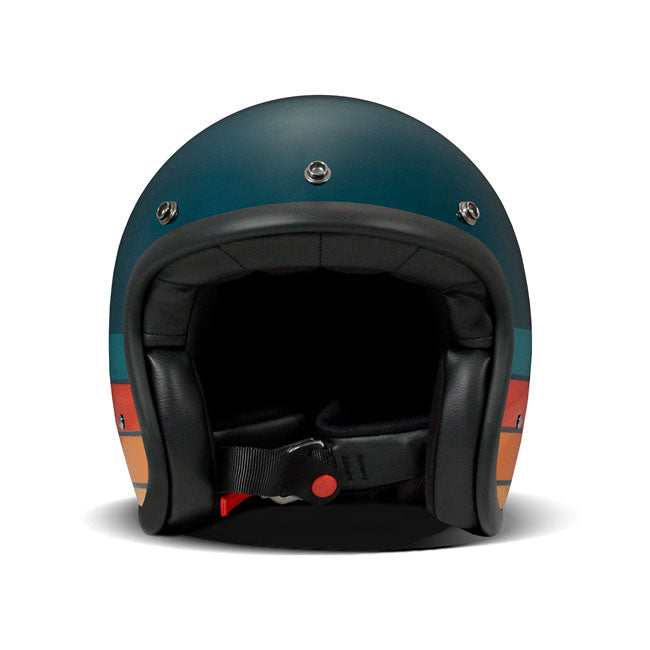 Casco Moto Jet DMD Vintage Petrolhead - URA Moto