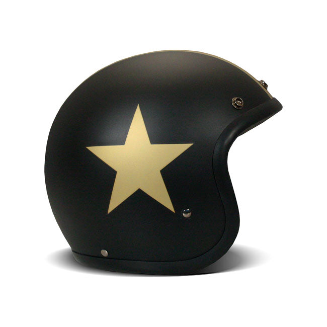 Casco Moto Jet DMD Estrella Dorada - URA Moto