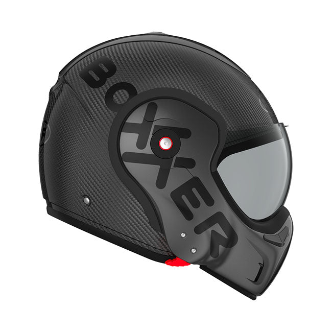 Casco moto modular Roof Boxxer Carbono Grafito - URA Moto