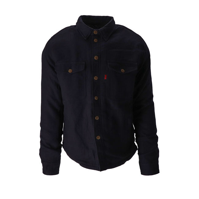 Camisa Moto a Cuadros 13 1/2 Long Run Negra - URA Moto