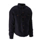 Camisa Moto a Cuadros 13 1/2 Long Run Negra - URA Moto