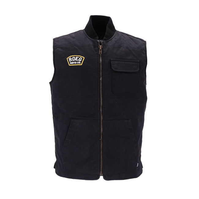 Chaleco Roeg Brad Negro - URA Moto