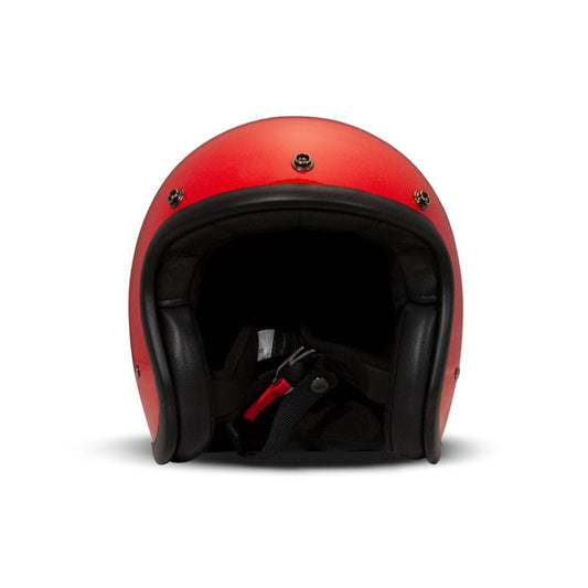Casco Moto Jet DMD Vintage Red - URA Moto