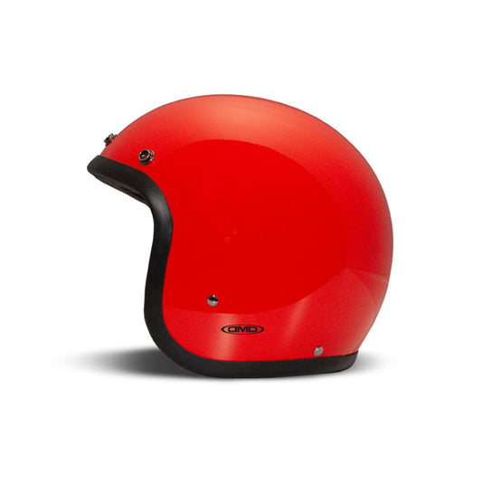 Casco Moto Jet DMD Vintage Red - URA Moto