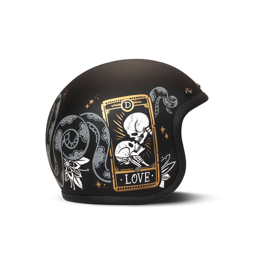 Casco Moto Jet DMD Vintage Cards - URA Moto