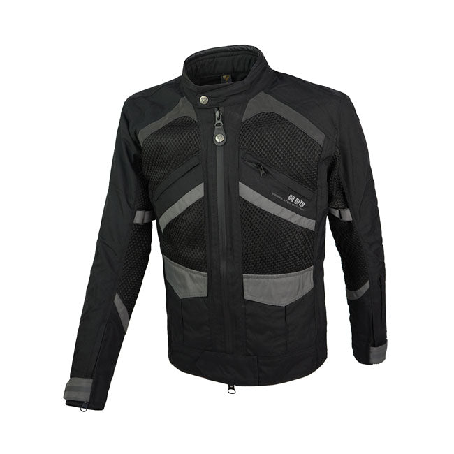 Chaqueta Moto Cordura BY CITY Huracan Negra - URA Moto