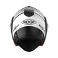 Casco moto Roof Modular Boxxer Sting Negro-Blanco - URA Moto