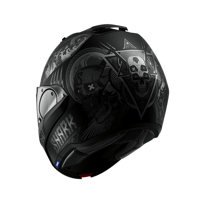 Casco moto Shark Modular EVO-ES K-ROZEN Negro Mate - URA Moto