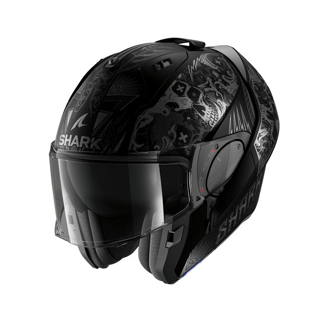 Casco moto Shark Modular EVO-ES K-ROZEN Negro Mate - URA Moto