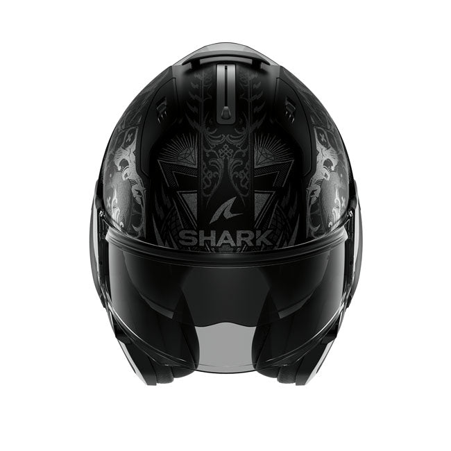 Casco moto Shark Modular EVO-ES K-ROZEN Negro Mate - URA Moto