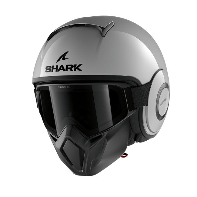 Casco moto Jet Shark STREET-DRAK Blank - URA Moto