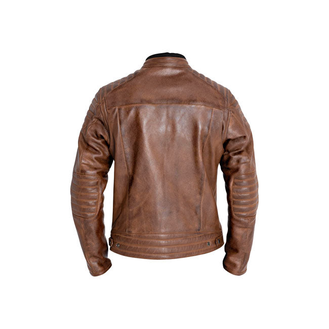 Chaqueta Piel John Doe Dexter Marrón - URA Moto