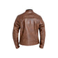 Chaqueta Piel John Doe Dexter Marrón - URA Moto