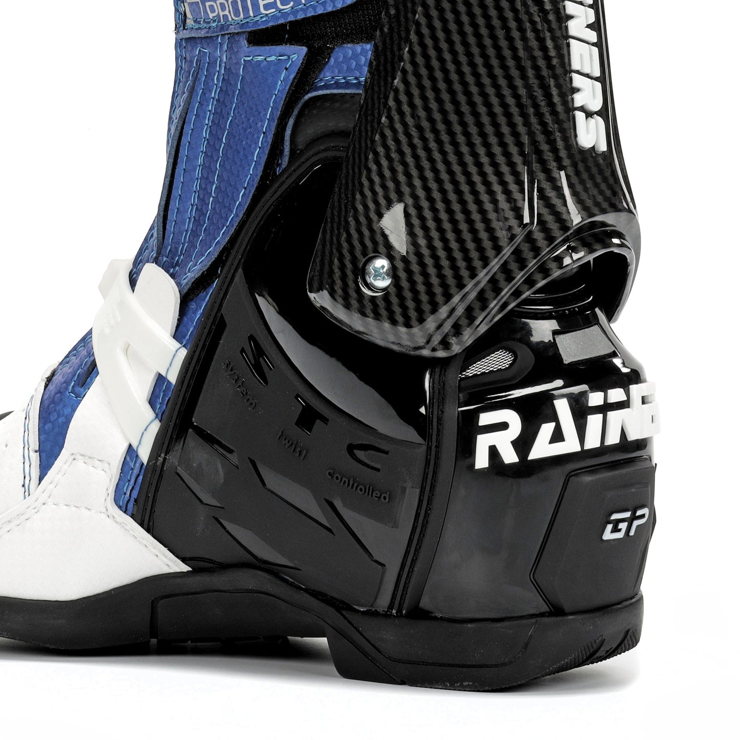 Bota Racing Rainers 999 GP CARBONO RBA Rojo Blanco Azul (CE) - URA Moto