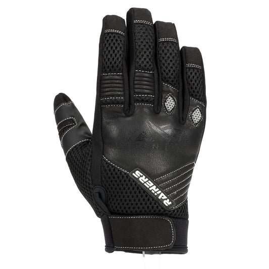 Guantes Moto Verano Touring Rainers Bikers-2 Negro - URA Moto