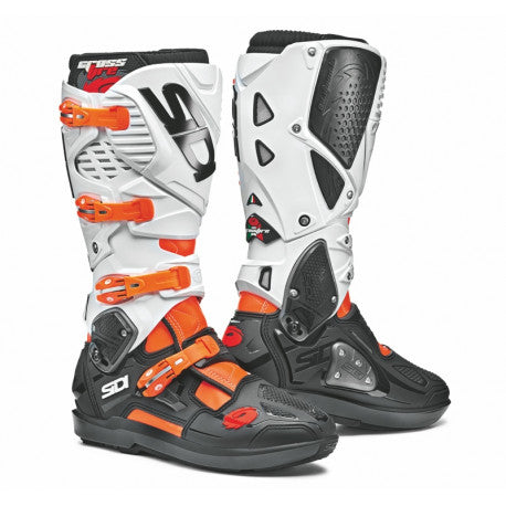 Botas Moto SIDI Crossfire 3 SRS Naranja/Negro/Blanco - URA Moto