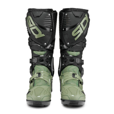 Botas Sidi Crossfire 3 SRS verde militar/negro | MX Enduro SRS - URA Moto