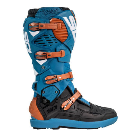 Botas Sidi Crossfire 3 SRS azul petróleo/bronze | MX Enduro SRS - URA Moto