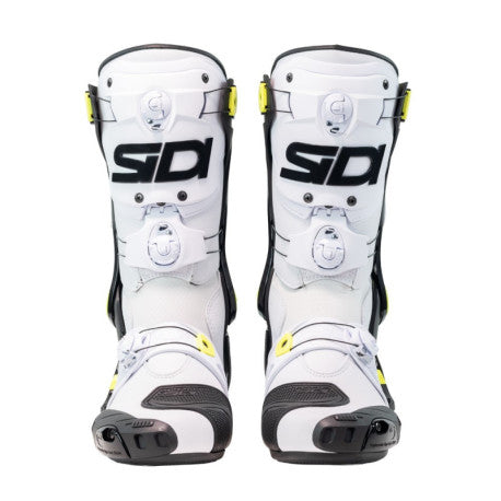 Botas Sidi Rex blanco/negro/amarillo | Racing Dial BOA