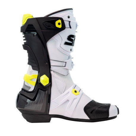 Botas Sidi Rex blanco/negro/amarillo | Racing Dial BOA