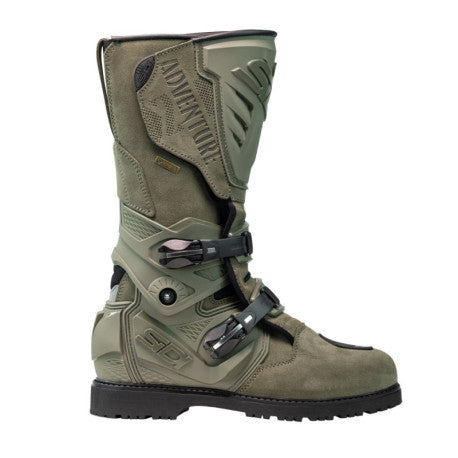 Botas Sidi Adventure 2 Gore-Tex Verde Militar - Trail Adventure GTX - URA Moto