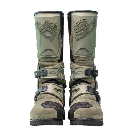 Botas Sidi Adventure 2 Gore-Tex Verde Militar - Trail Adventure GTX - URA Moto