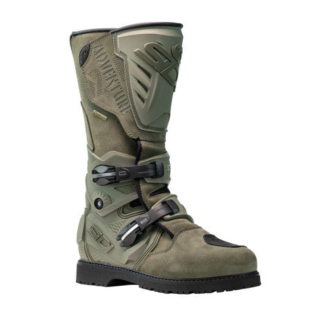 Botas Sidi Adventure 2 Gore-Tex Verde Militar - Trail Adventure GTX - URA Moto