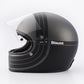 Casco Integral Blauer 80's 06 Titanio Negro Retro