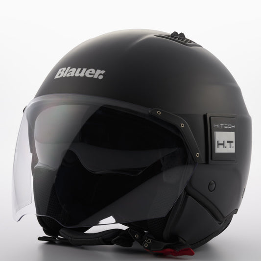 Casco Moto Jet Blauer BET Monocolor Negro