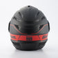 Casco Jet Blauer Brat Negro Mate Rojo ABS Urbano