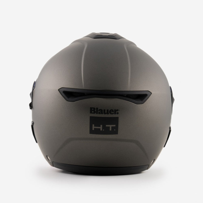 Casco Demi Jet Blauer DJ-01 Gris Mate ABS Urbano - URA Moto