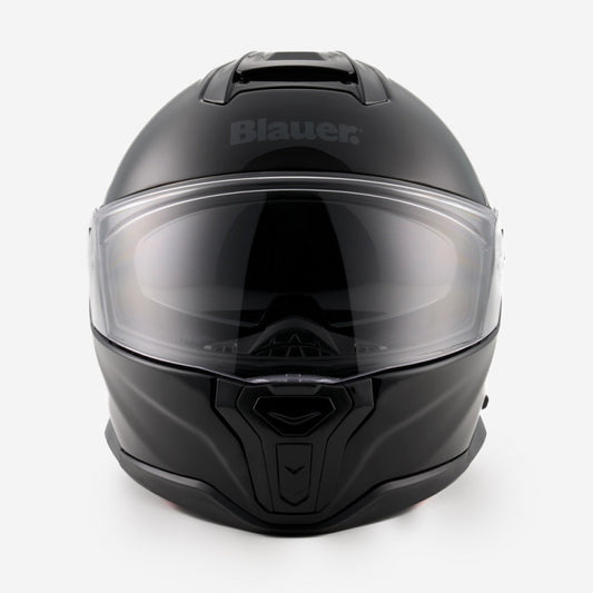 Casco Integral Blauer FF-01 Negro Fibra Doble Visor
