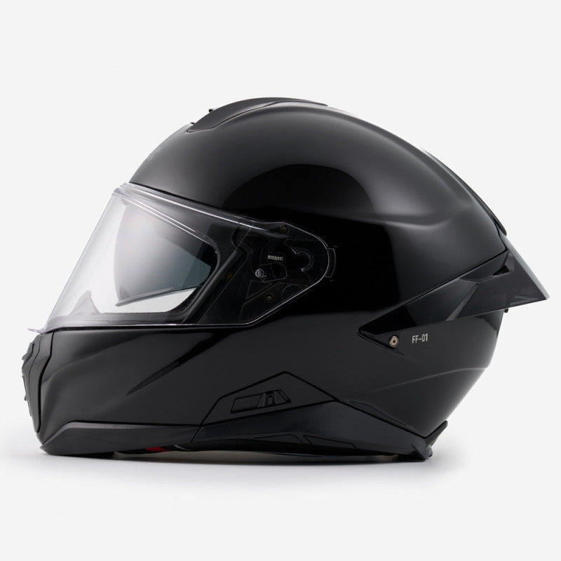 Casco Integral Blauer FF-01 Negro Fibra Doble Visor