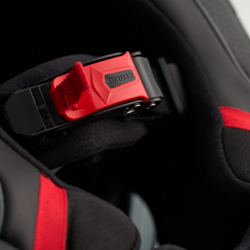 Casco Integral Blauer FF-01 Negro Fibra Doble Visor