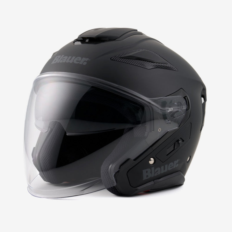 Casco Jet Blauer JJ-01 Negro Mate ABS Ligero - URA Moto