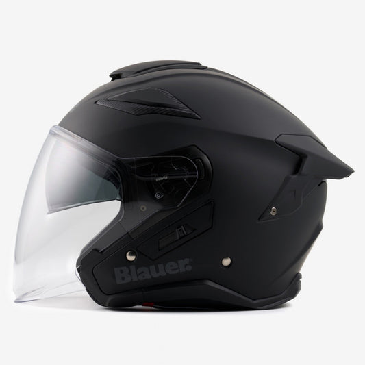 Casco Jet Blauer JJ-01 Negro Mate ABS Ligero