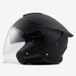 Casco Jet Blauer JJ-01 Negro Mate ABS Ligero - URA Moto