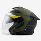 Casco Jet Blauer JJ-01 Verde Mate ABS Ligero - URA Moto