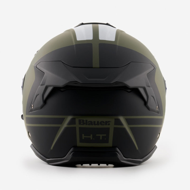 Casco Jet Blauer JJ-01 Verde Mate ABS Ligero - URA Moto