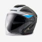 Casco Jet Blauer JJ-01 Gris Mate ABS Ligero - URA Moto