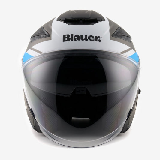 Casco Jet Blauer JJ-01 Gris Mate ABS Ligero