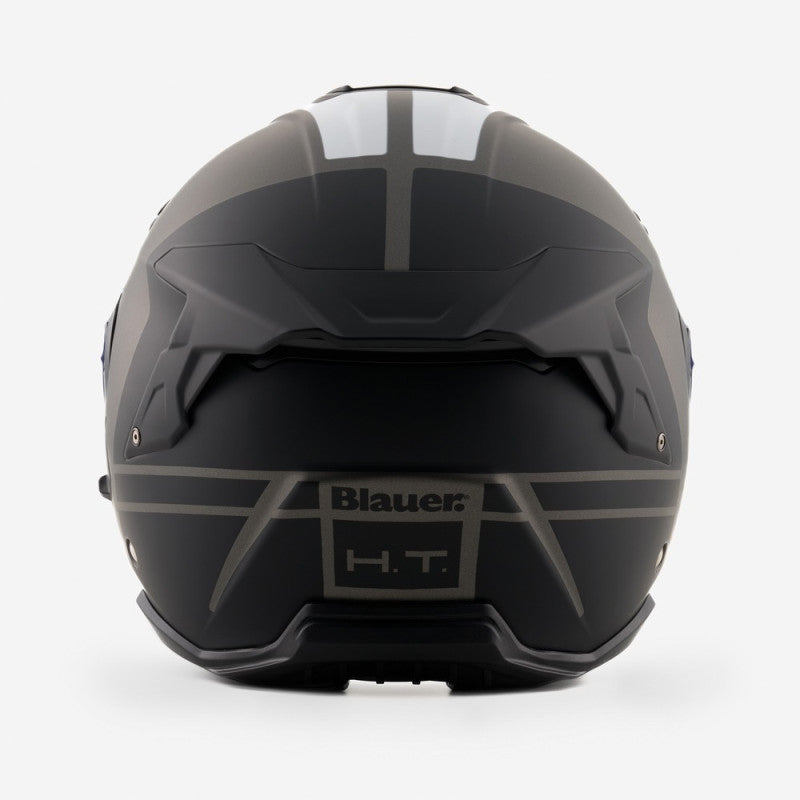 Casco Jet Blauer JJ-01 Gris Mate ABS Ligero - URA Moto