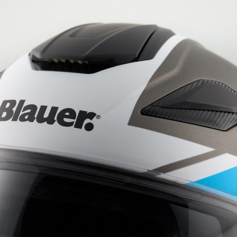 Casco Jet Blauer JJ-01 Gris Mate ABS Ligero - URA Moto
