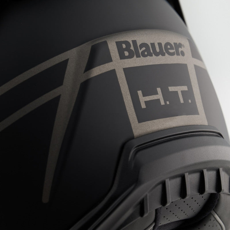 Casco Jet Blauer JJ-01 Gris Mate ABS Ligero - URA Moto
