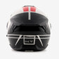 Casco Jet Blauer JJ-01 Blanco Rojo ABS Ligero - URA Moto